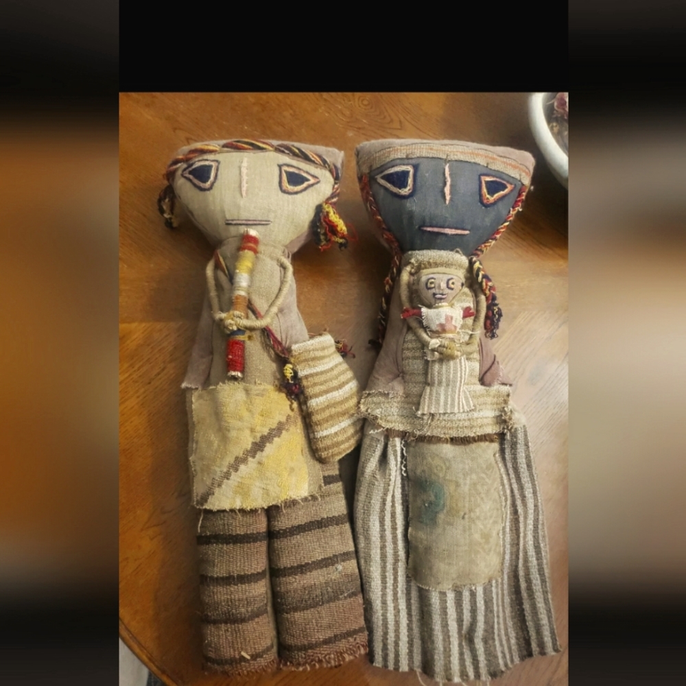 Peruvian Chancay/Funerary Dolls Vintage Large 18inch